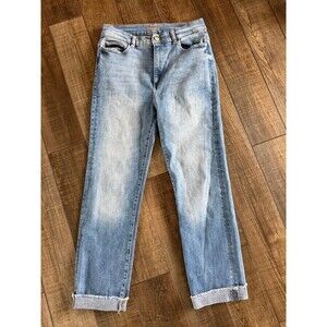 DL1961 Mara Ankle High Rise Instasculpt Straight Sz. 29 Cross Walls
